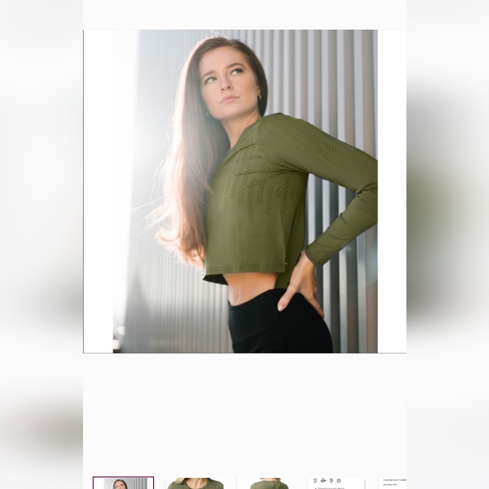 Zyia Olive Chill crop